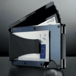 BusinessWallet Titan Magsafe Navy Blau Kartenetui
