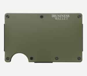 BusinessWallet Titan Olive Kartenetui