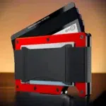 BusinessWallet-Aluminium-Orange Kartenetui