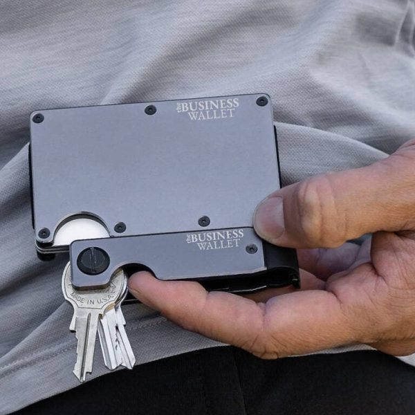 Titán Gunmetal Kártyatartó és kulcstartó BusinessWallet