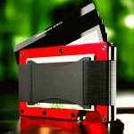 aluminium REd apple okos Kártyatartó Pénztárca BusinessWallet