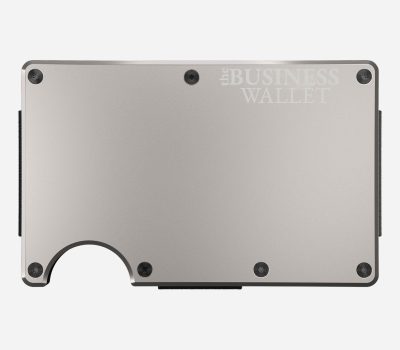 acél silver businesswallet