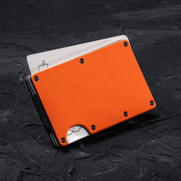 BusinessWallet Aluminium Orange Bankkártyatartó Pénztárca